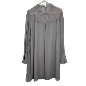 Andree by Unit boho bohemian lavender purple dress size 1X lace